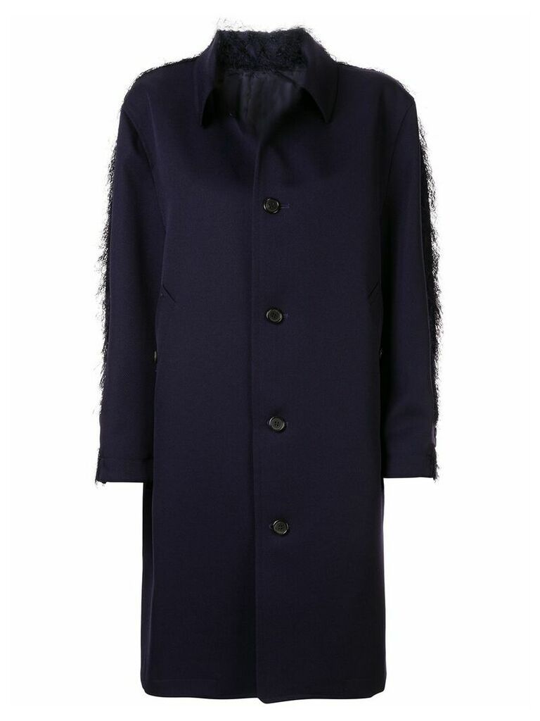 Undercover single breasted coat - Blue