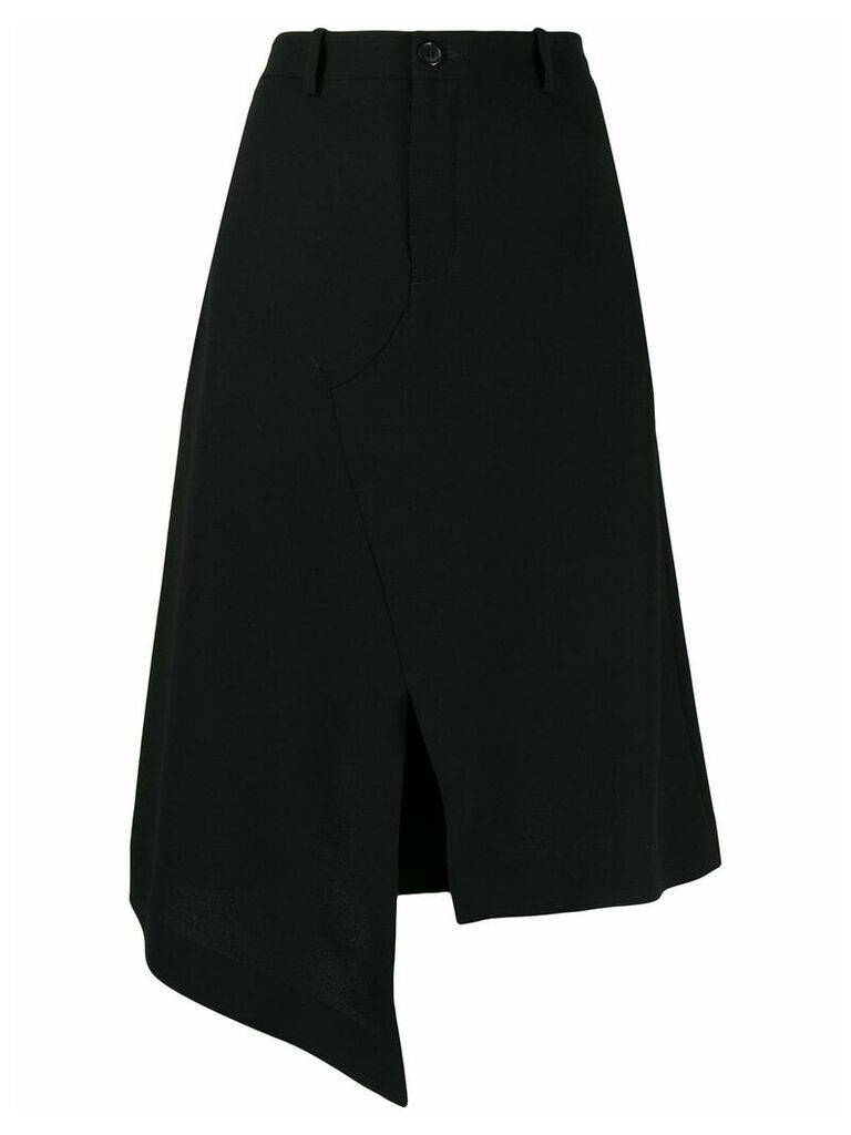 Maison Margiela asymmetric hemline skirt - Black