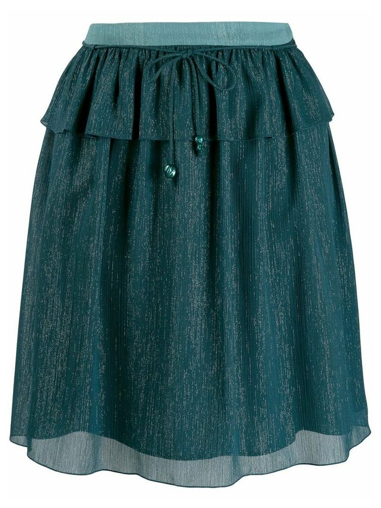 Kenzo Holiday Capsule metallized skirt - Blue