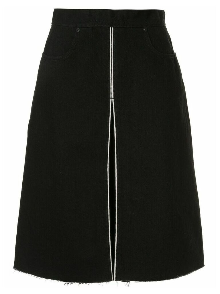 Nobody Denim Selvedge skirt - Black