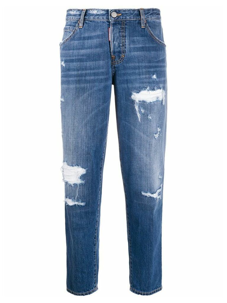 Dsquared2 Hockney cropped jeans - Blue