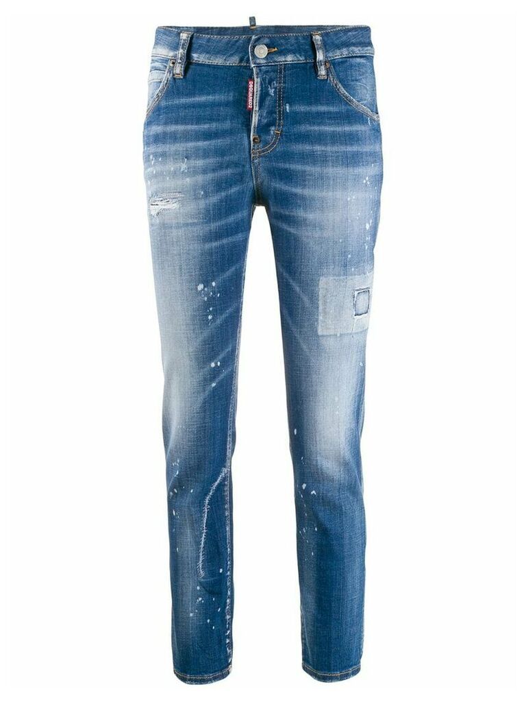 Dsquared2 Medium Paint Cool Girl jeans - Blue