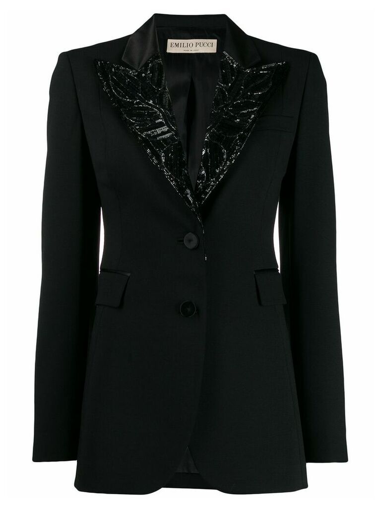 Emilio Pucci sequinned blazer - Black