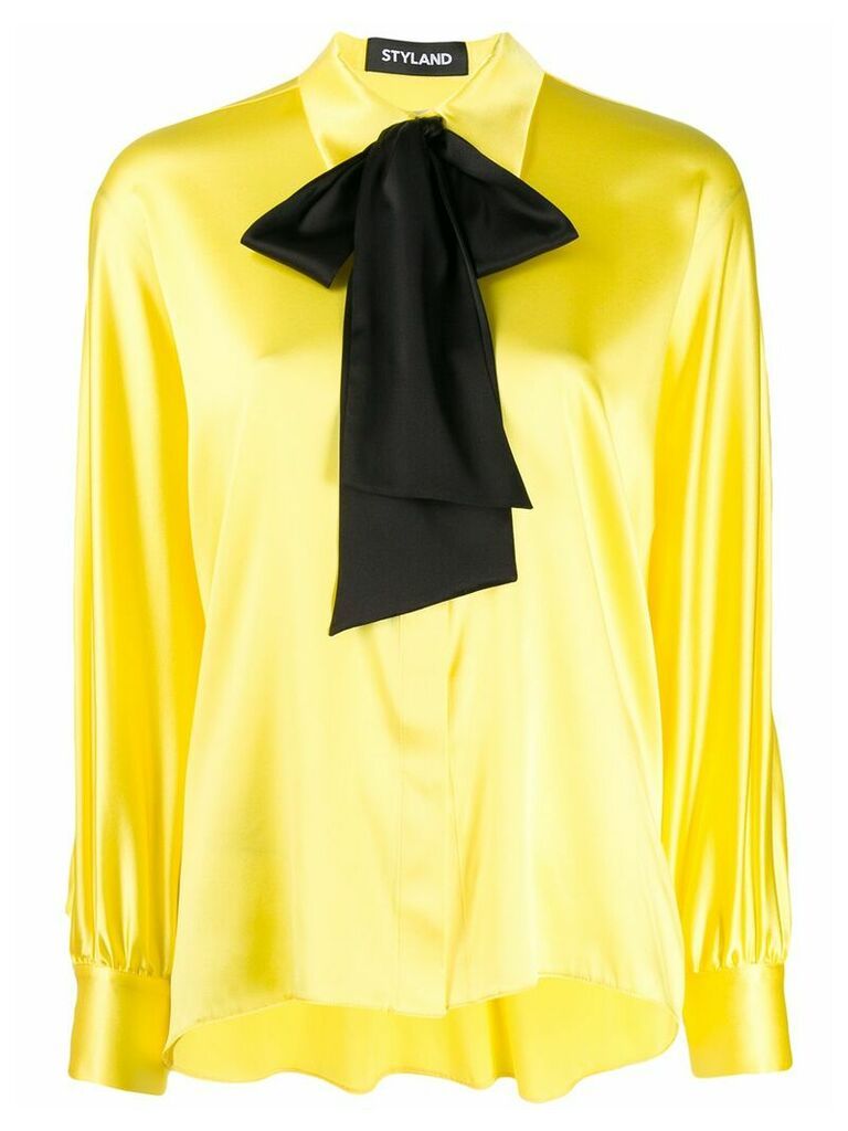 Styland bow detail blouse - Yellow