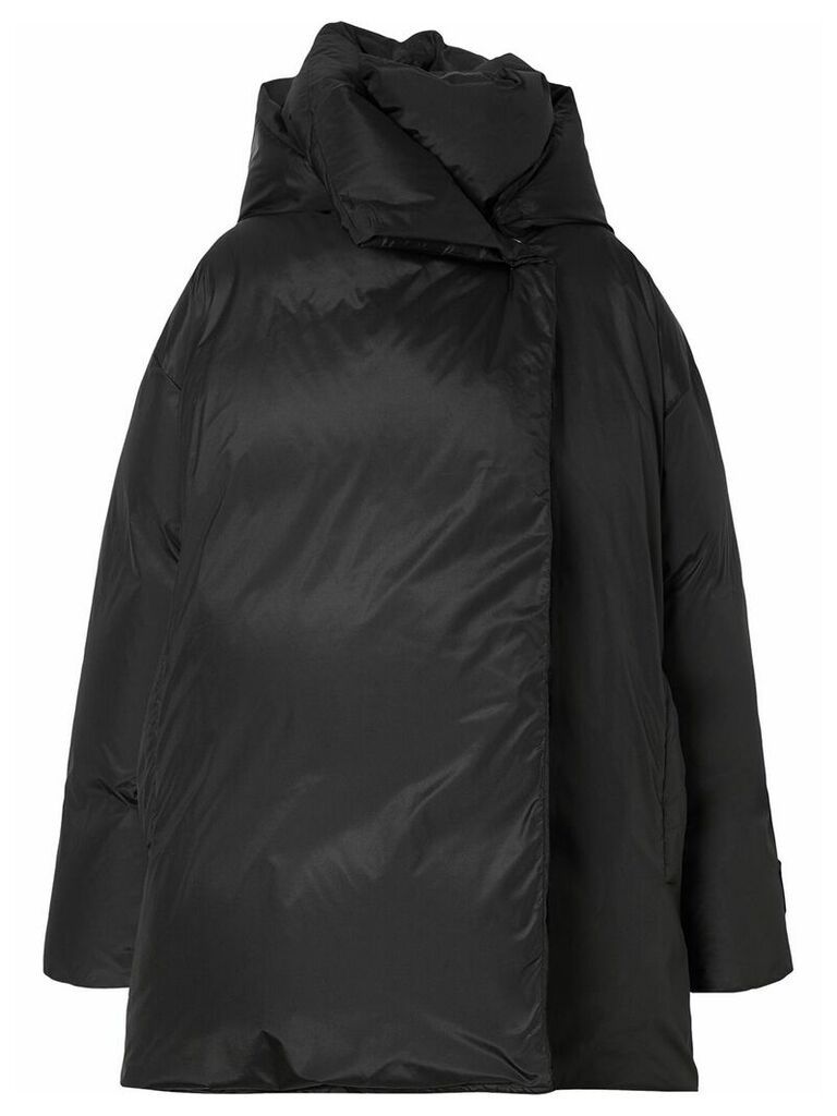 Burberry oversized padded coat - Black