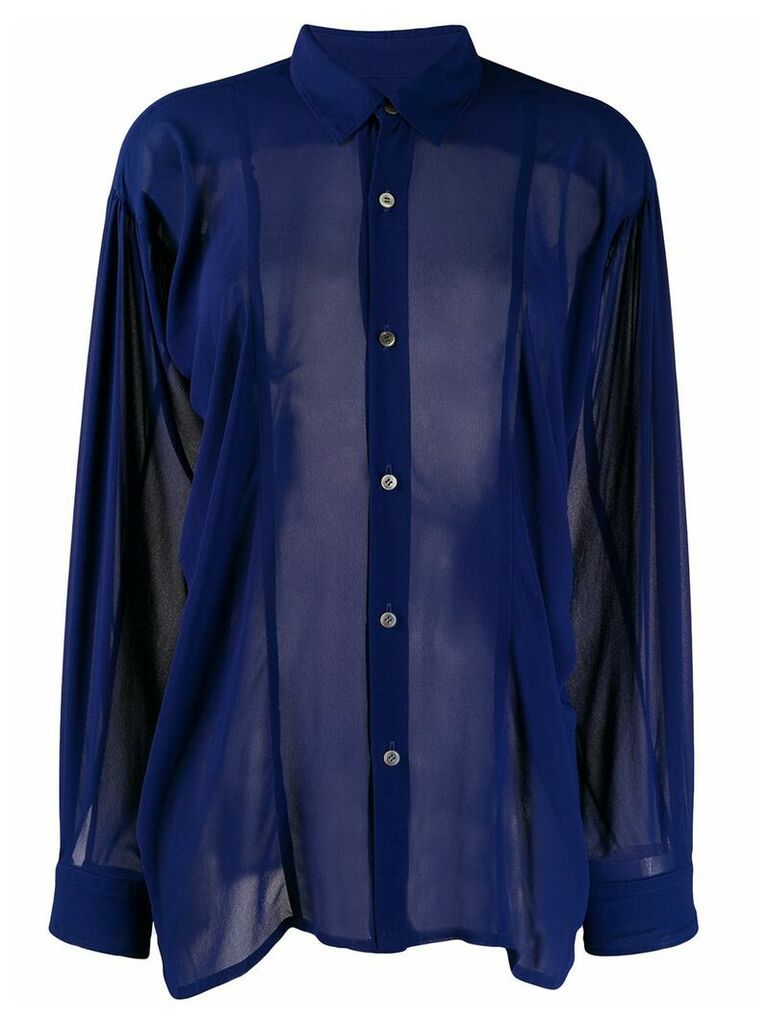 Comme Des Garçons Pre-Owned 1990's shirt - Blue