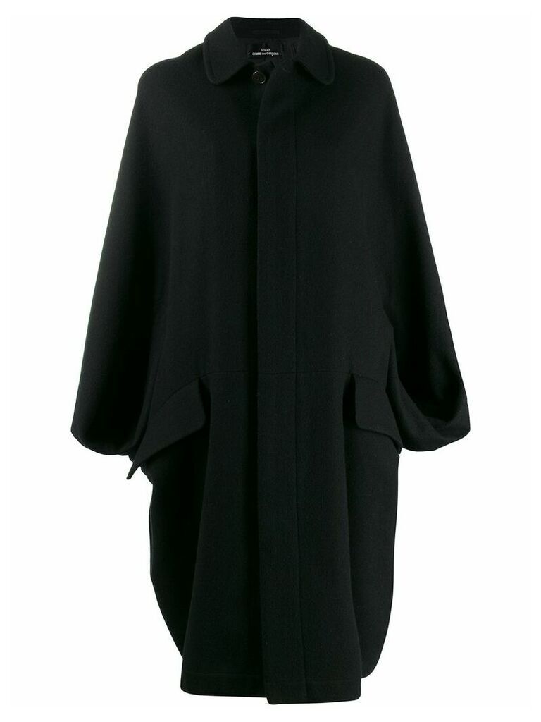 Comme Des Garçons Pre-Owned 1996's cocoon coat - Black