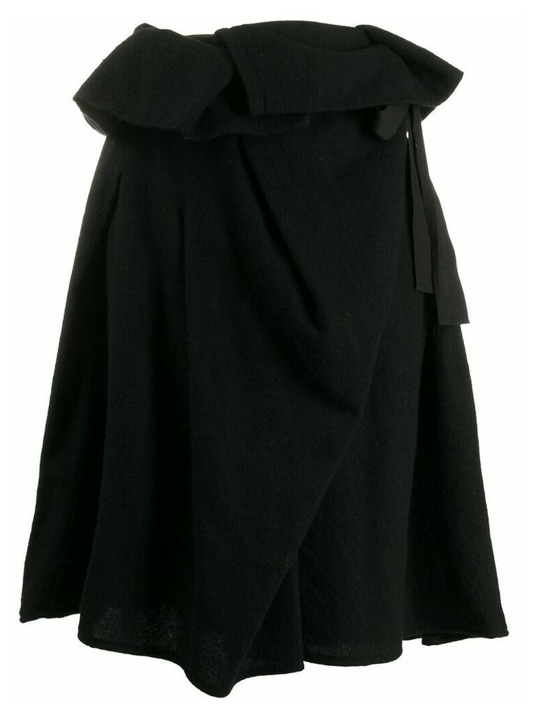Comme Des Garçons Pre-Owned 1990's straight fit skirt - Black