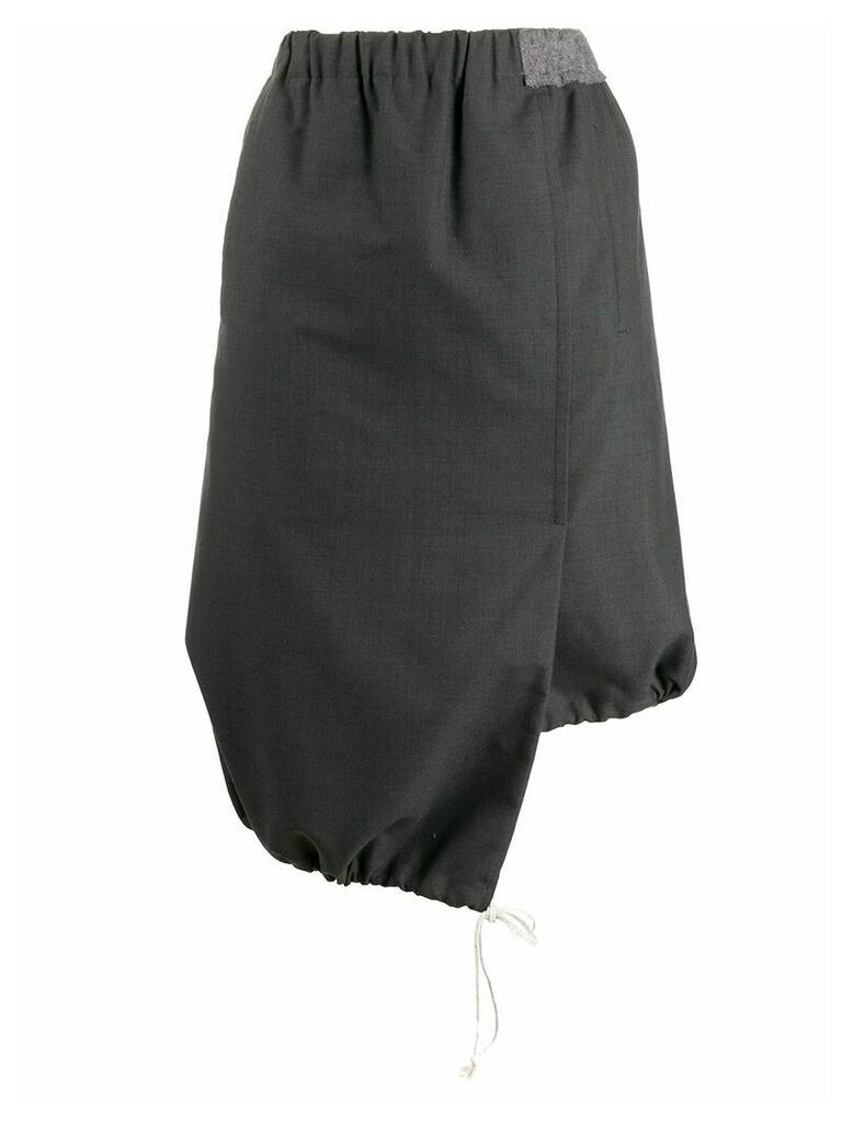 Comme Des Garçons Pre-Owned 1990's asymmetric skirt - Grey