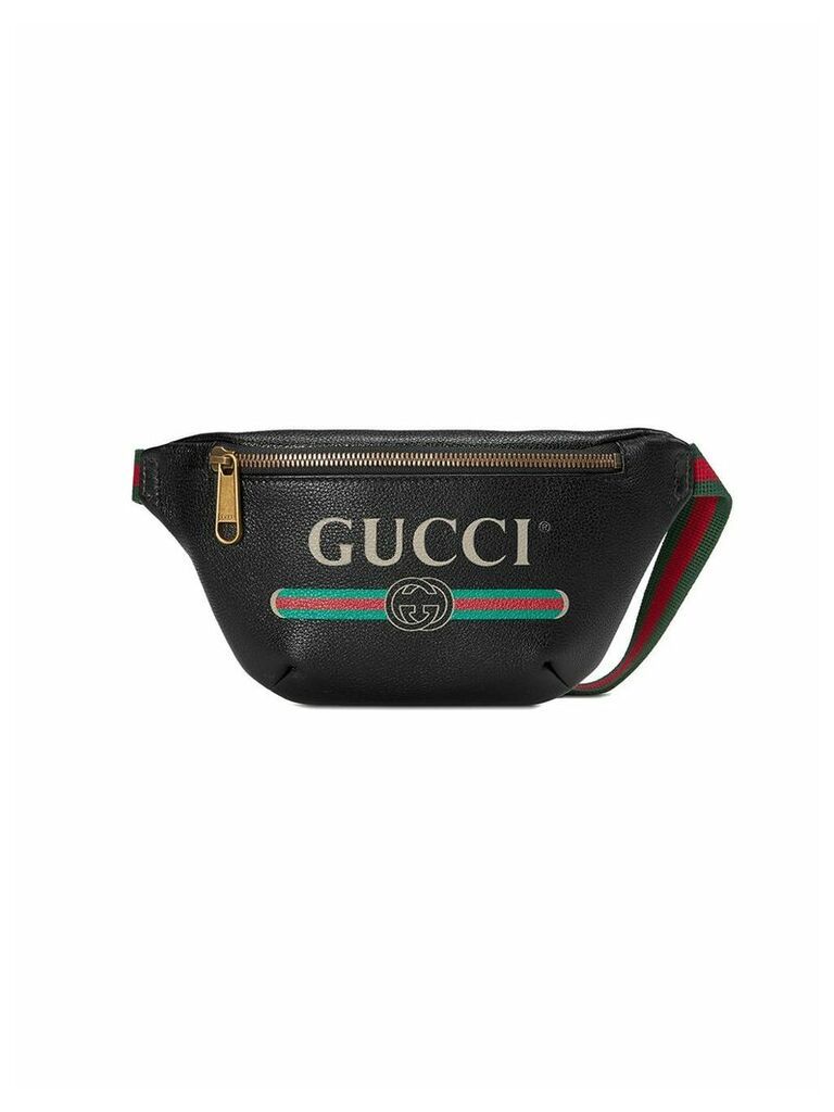 Gucci Gucci print small belt bag - Black
