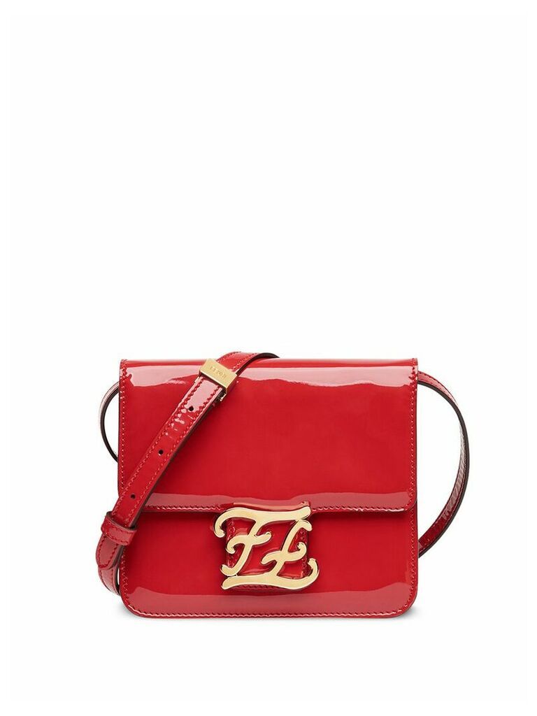 Fendi Karligraphy shoulder bag - Red