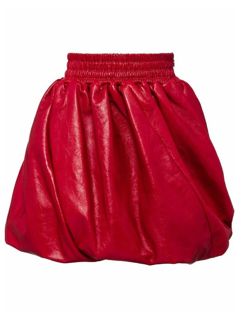 Miu Miu pleated detail skirt - Red