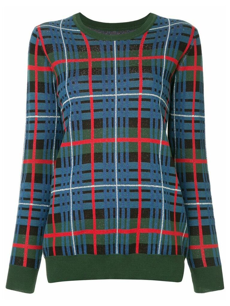 Macgraw Quantum tartan jumper - Blue