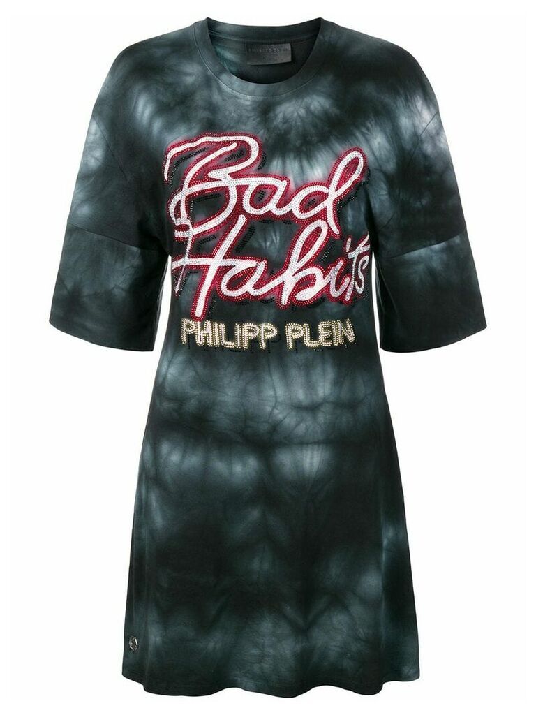 Philipp Plein Bad Habits T-shirt dress - Black