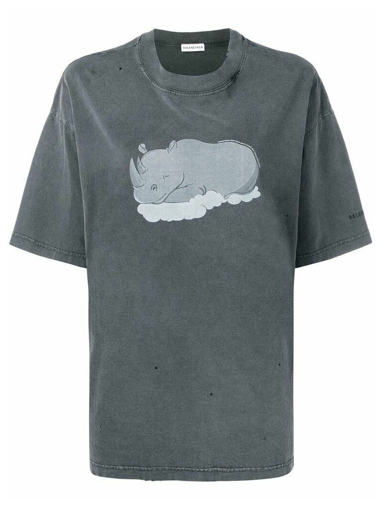 Balenciaga rhino T-shirt - Grey