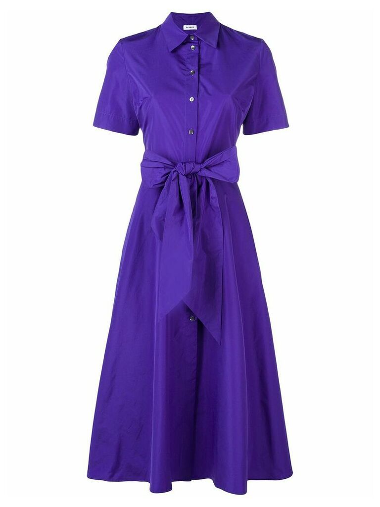 P.A.R.O.S.H. midi shirt dress - Purple