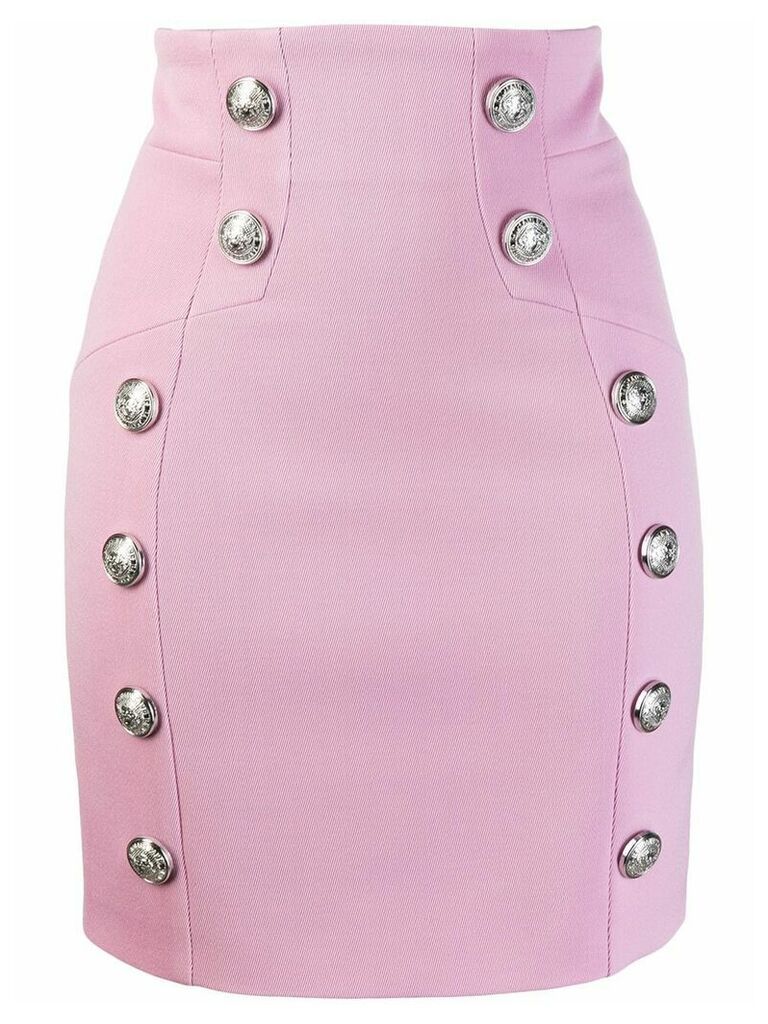 Balmain mini pencil skirt - PINK