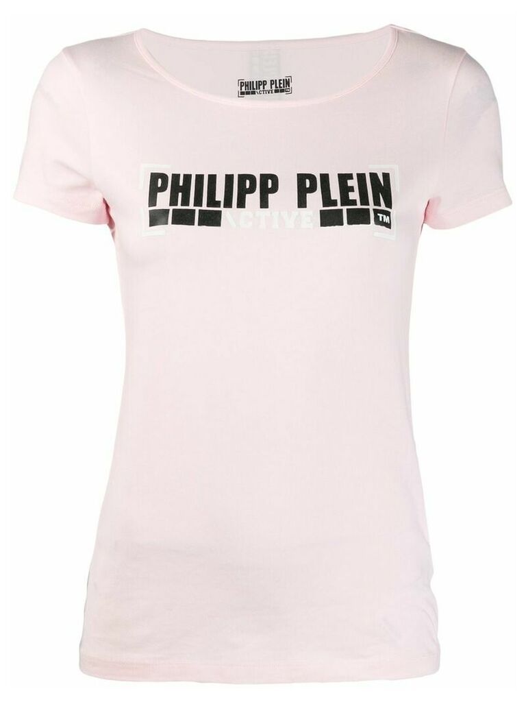 Philipp Plein classic logo T-shirt - PINK