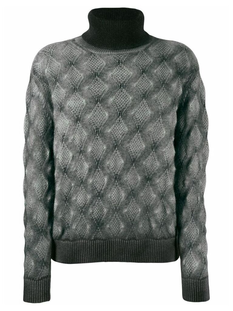 Avant Toi high neck sweater - Grey
