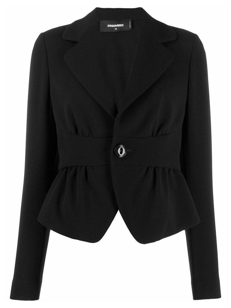 Dsquared2 cropped cinched waist blazer - Black