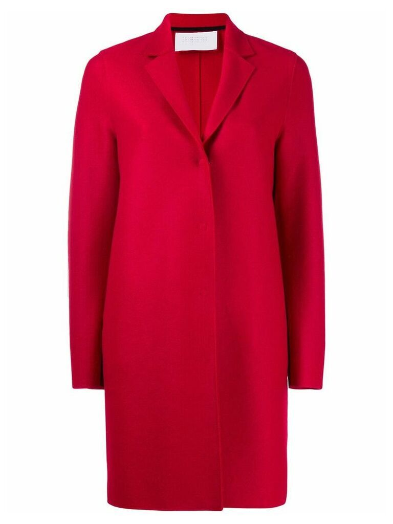 Harris Wharf London single-breasted coat - Red