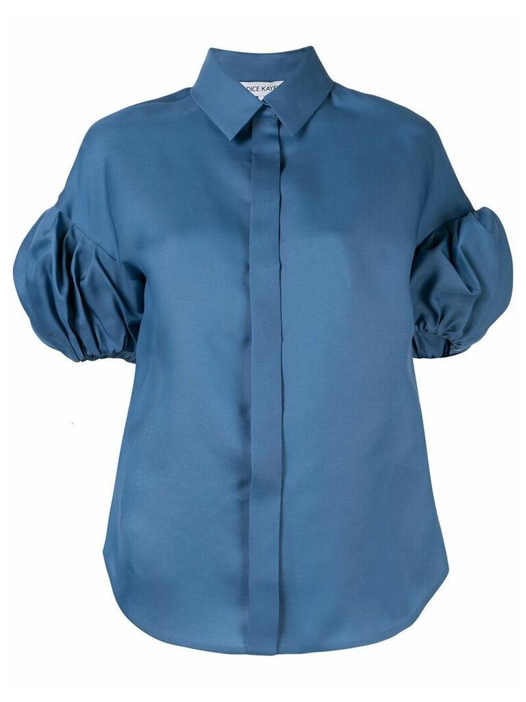 Dice Kayek balloon sleeve blouse - Blue