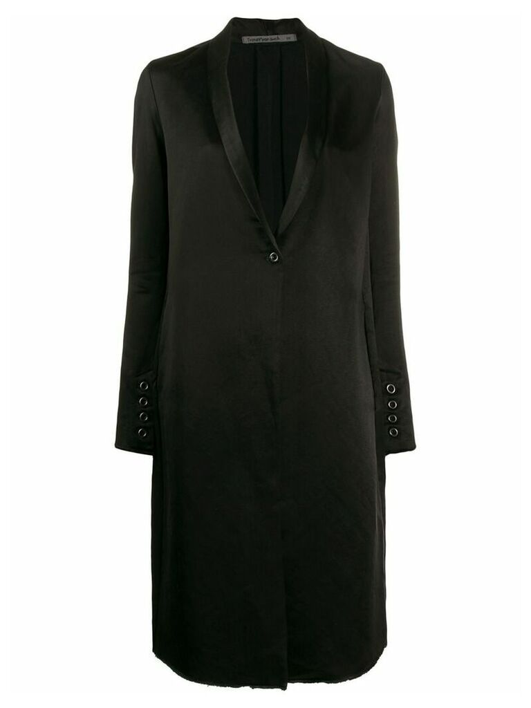 Transit shawl collar coat - Black
