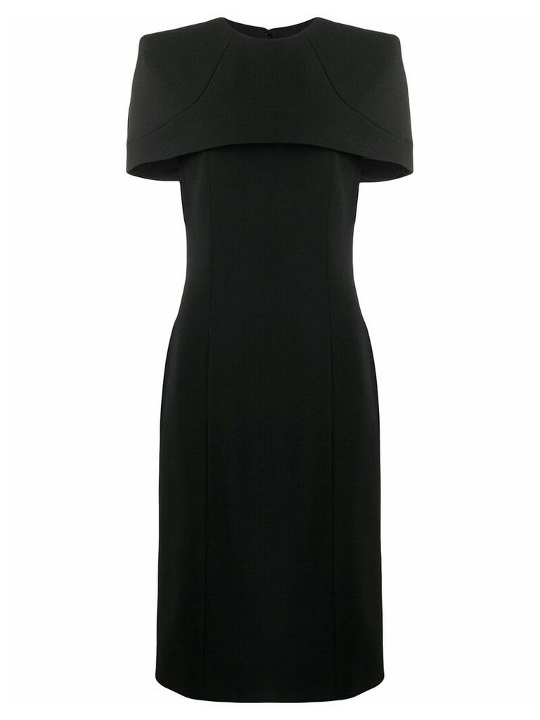 Givenchy cape fitted dress - Black