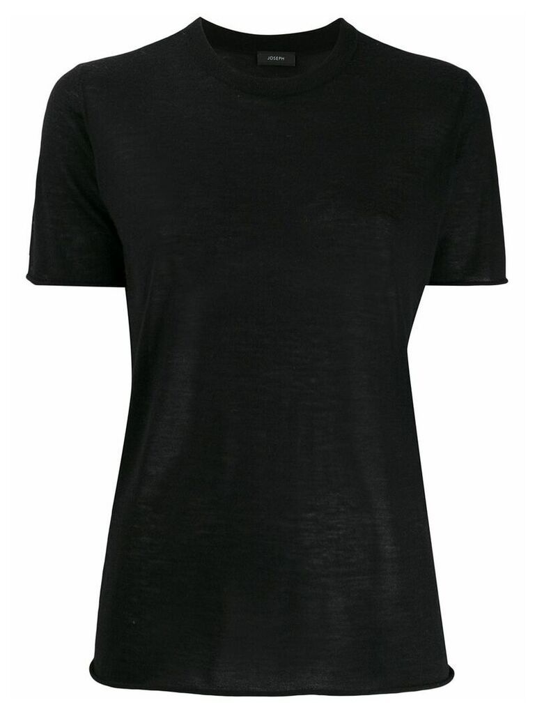 Joseph straight-fit crew-neck T-shirt - Black
