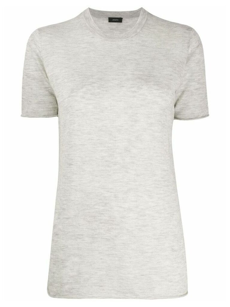 Joseph crew-neck cashmere T-shirt - Grey
