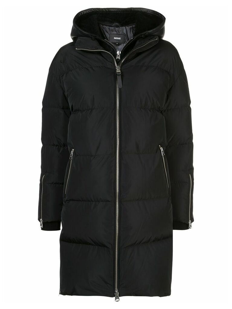 Mackage hooded padded coat - Black