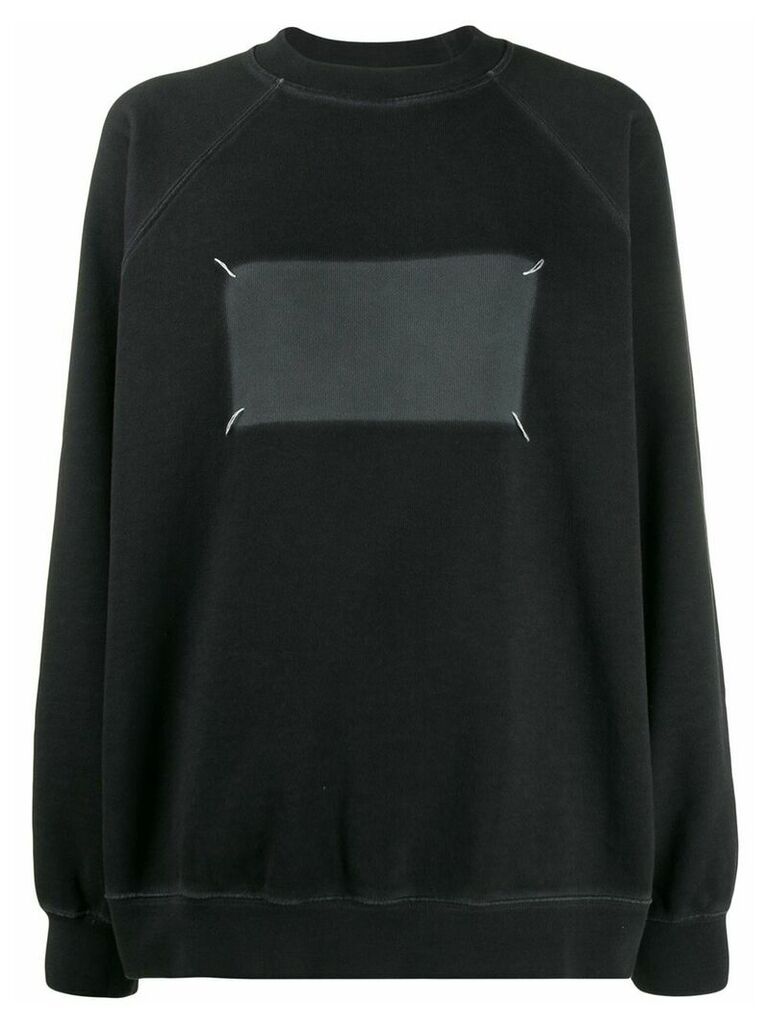 Maison Margiela 'Memory of' logo sweater - Black