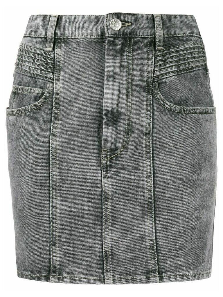Isabel Marant Étoile short denim skirt - Grey