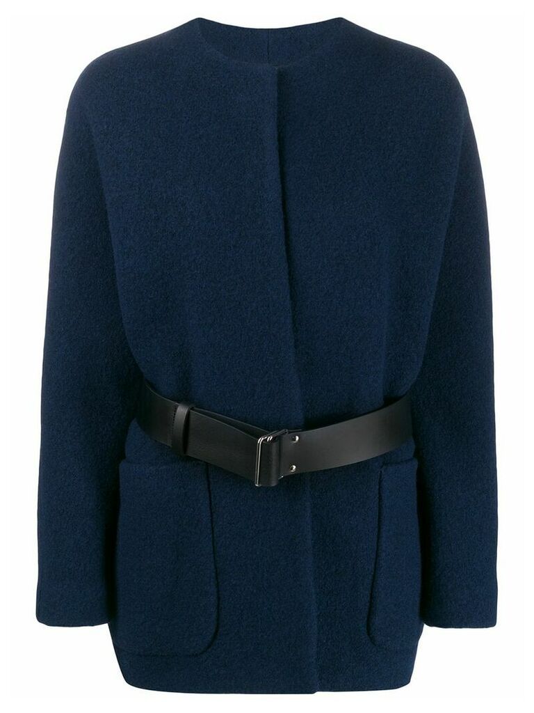Ba & Sh Cliff belted coat - Blue