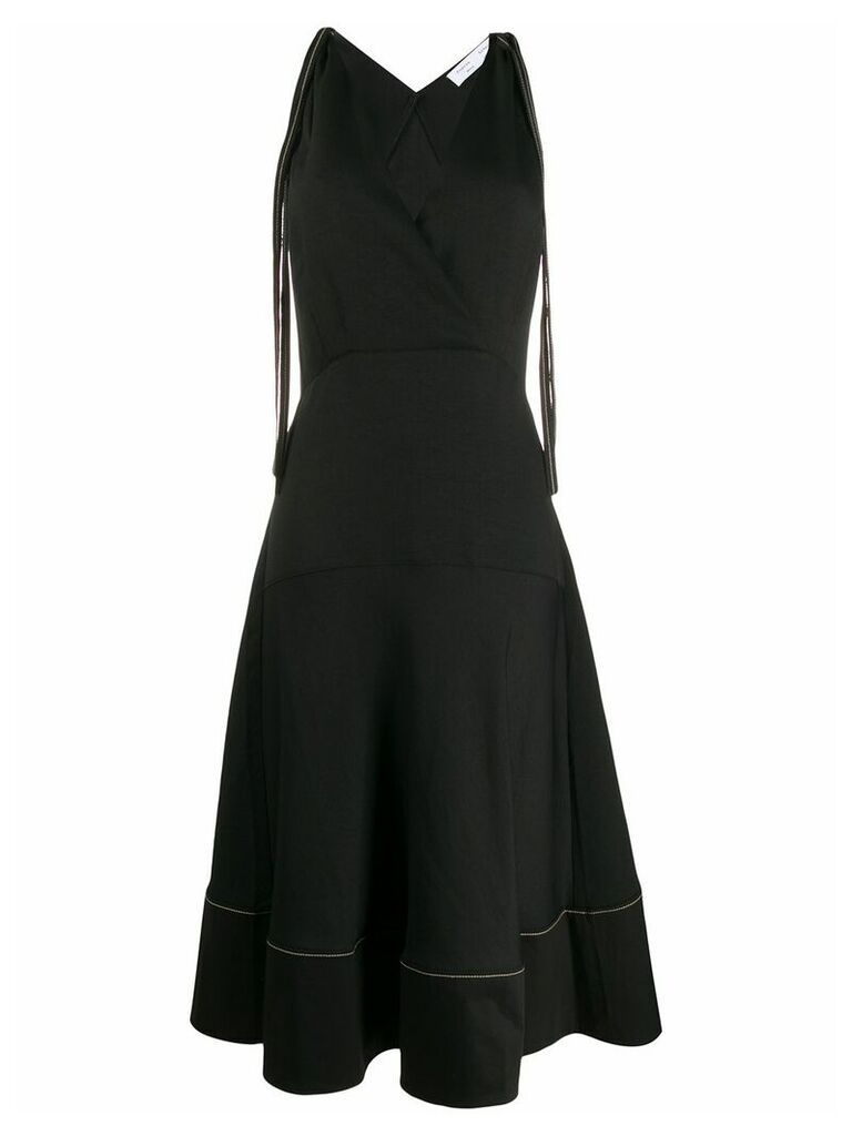 Proenza Schouler White Label Sleeveless Racerback Dress - Black