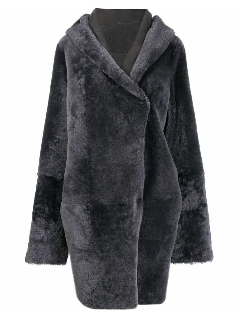 Sylvie Schimmel oversized shearling coat - Grey