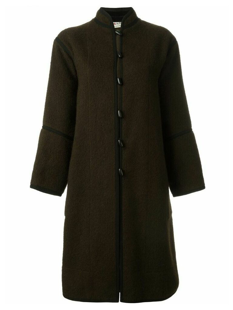 Yves Saint Laurent Pre-Owned toggle coat - Brown