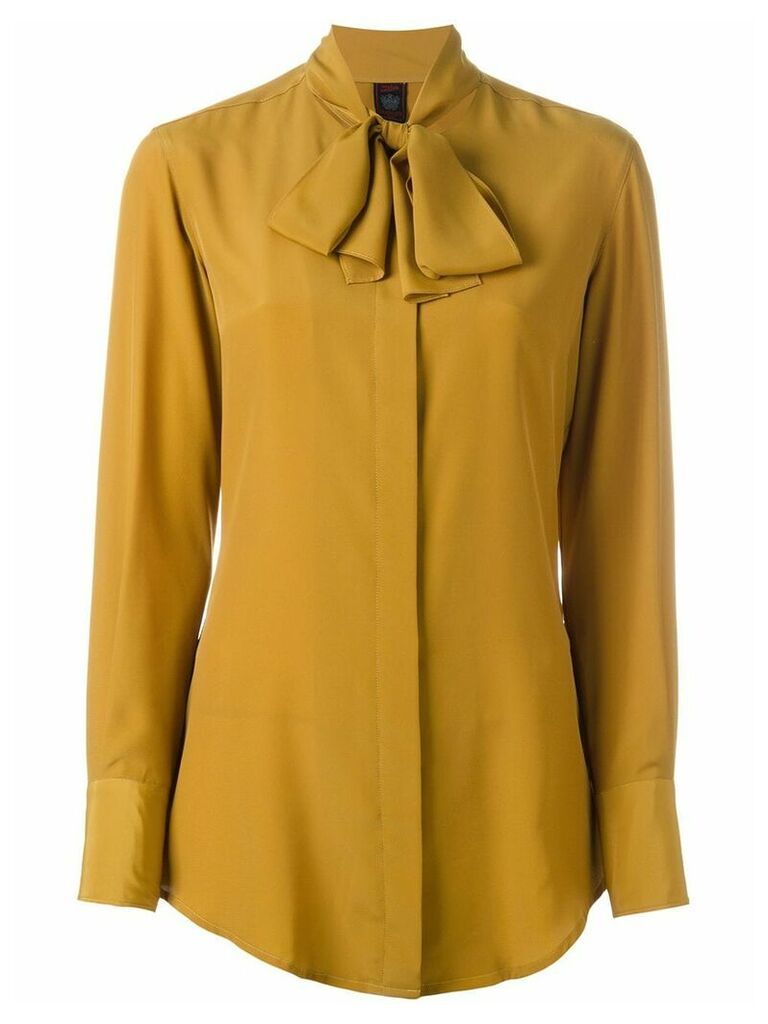 Jean Paul Gaultier Pre-Owned pussy bow blouse - Yellow