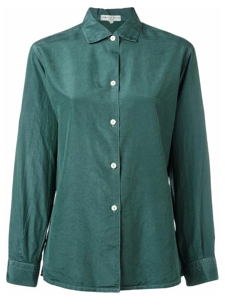 Emilio Pucci Pre-Owned silk shirt - Green