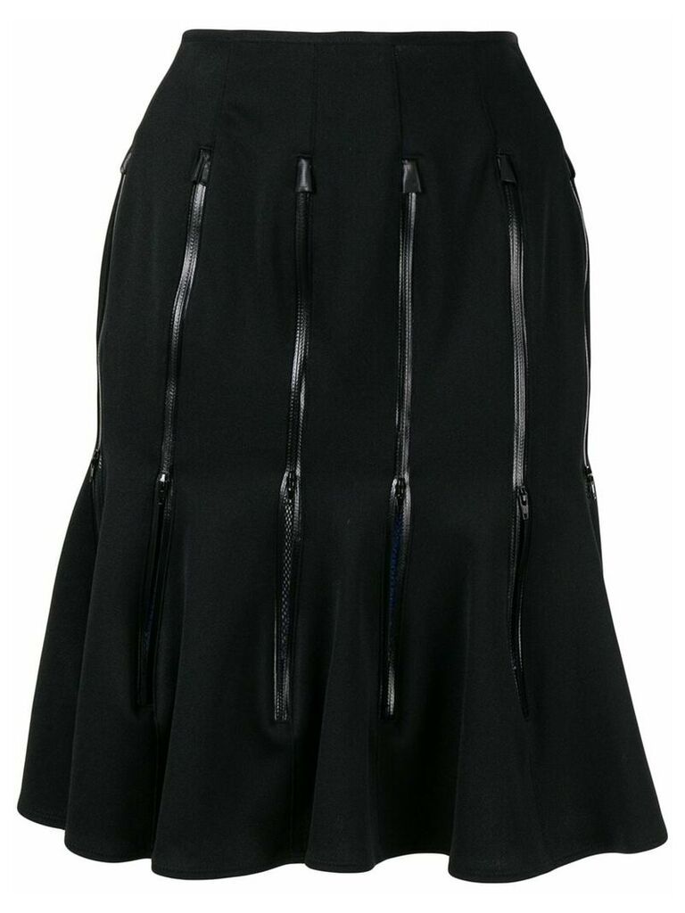 Comme Des Garçons Pre-Owned zipper vent skirt - Black