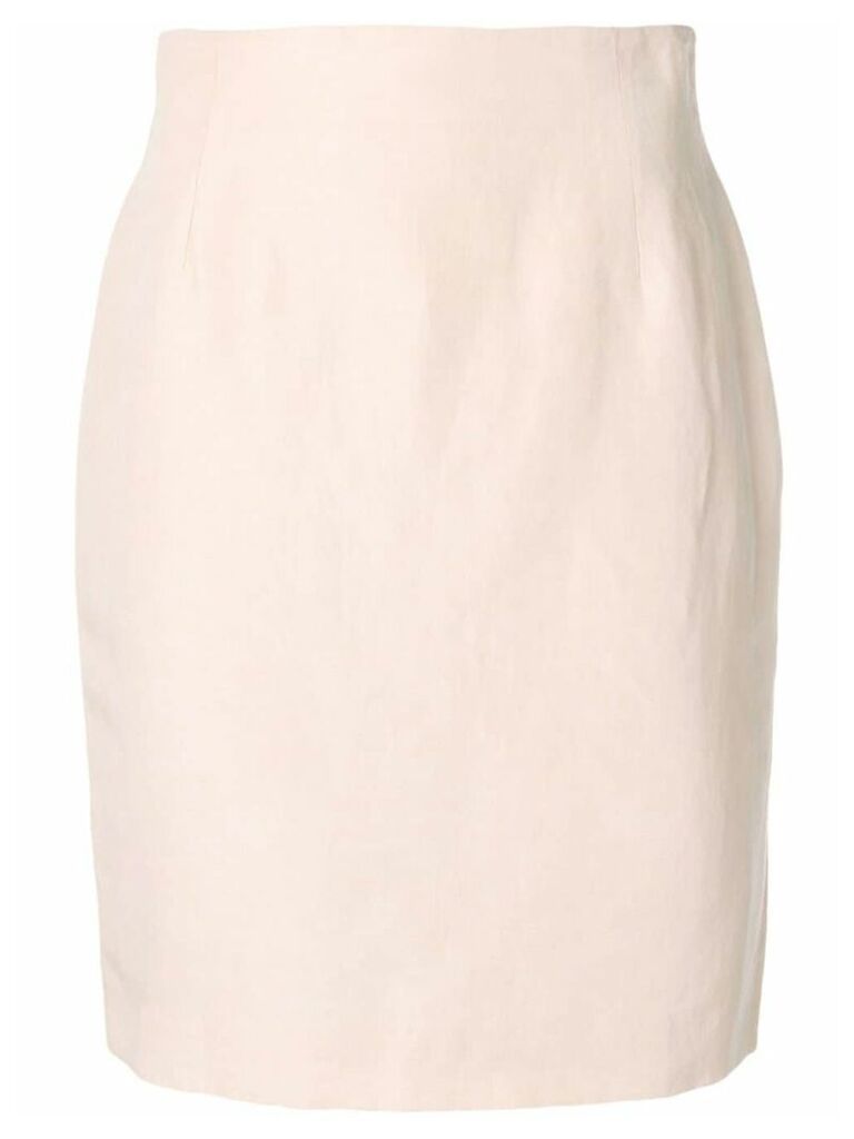 Fendi Pre-Owned midi pencil skirt - PINK