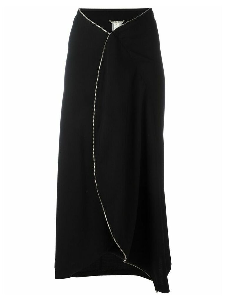 Comme Des Garçons Pre-Owned zip detail skirt - Black