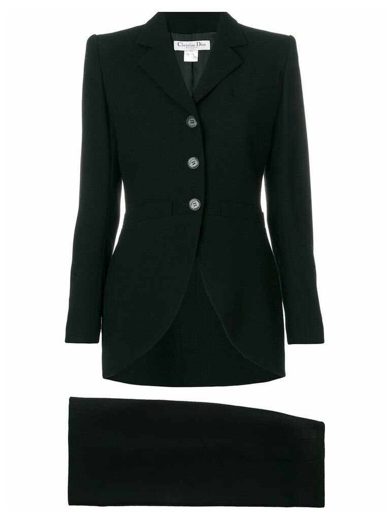 Christian Dior Pre-Owned classic skirt suit - Black