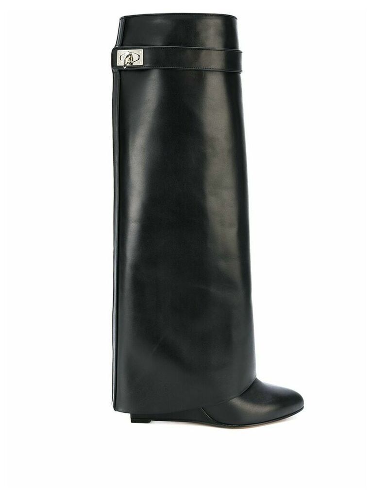 Givenchy Shark Lock knee-high boots - Black
