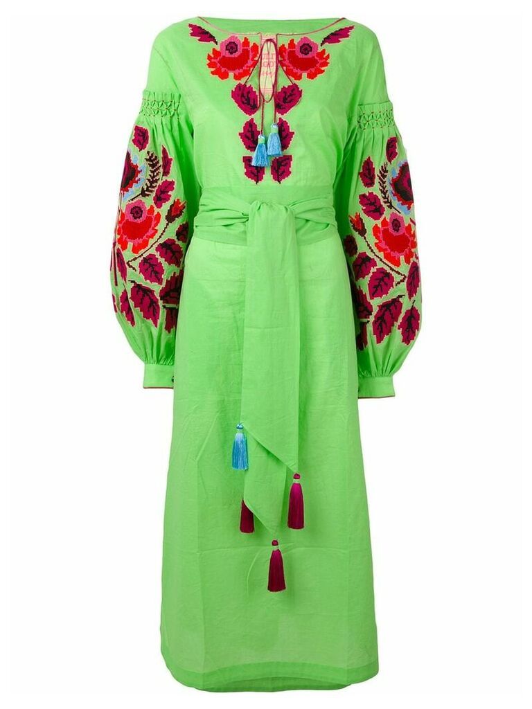 Yuliya Magdych 'Eden Tree' dress - Green