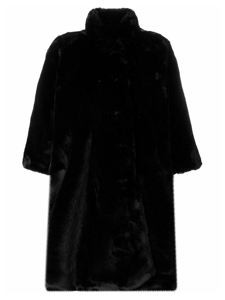 Balenciaga Pulled opera coat - Black