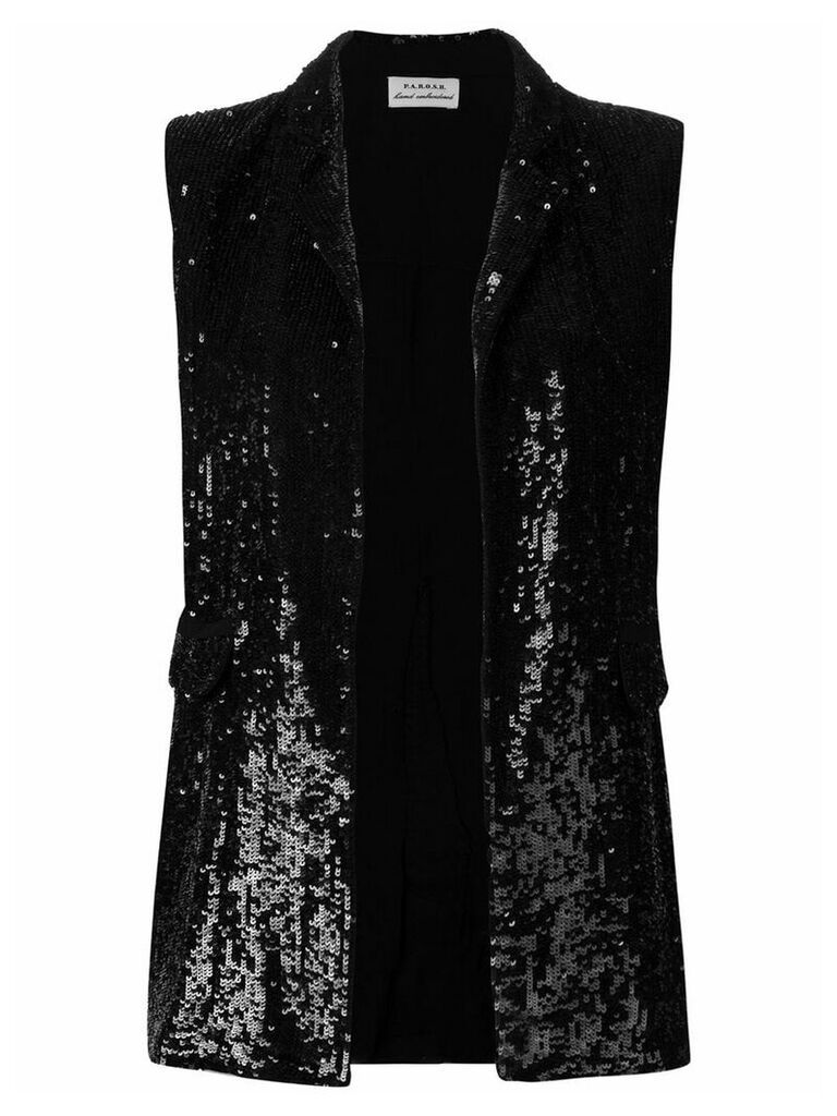 P.A.R.O.S.H. embellished fitted waistcoat - Black