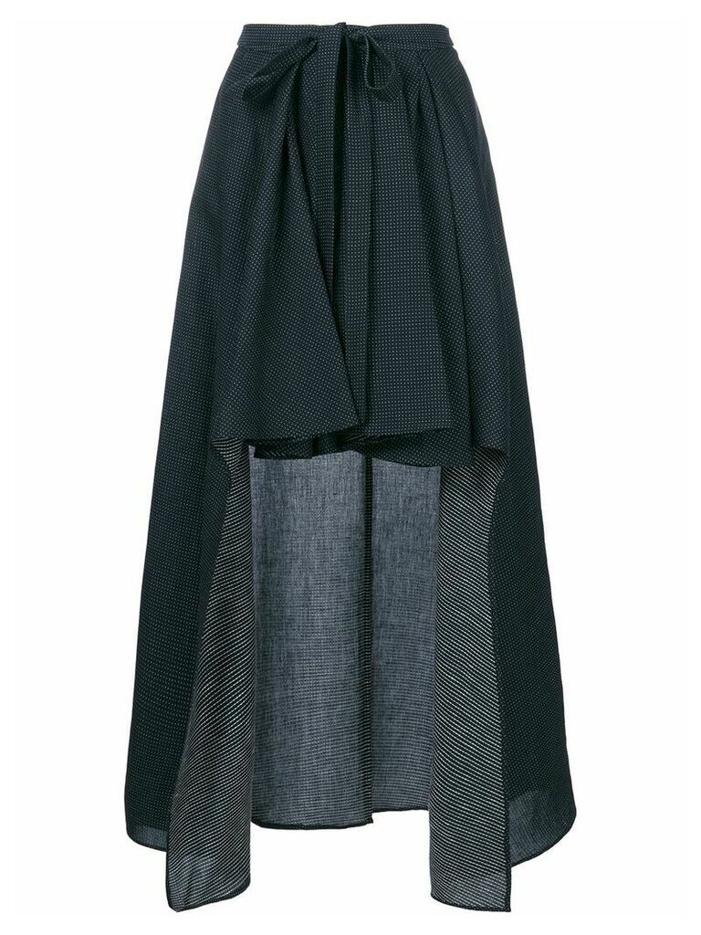 Chalayan draped asymmetric skirt - Blue