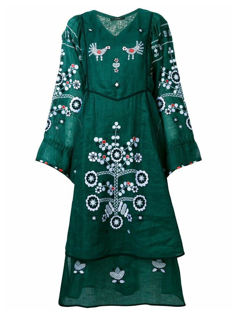 Vita Kin flared floral dress - Green