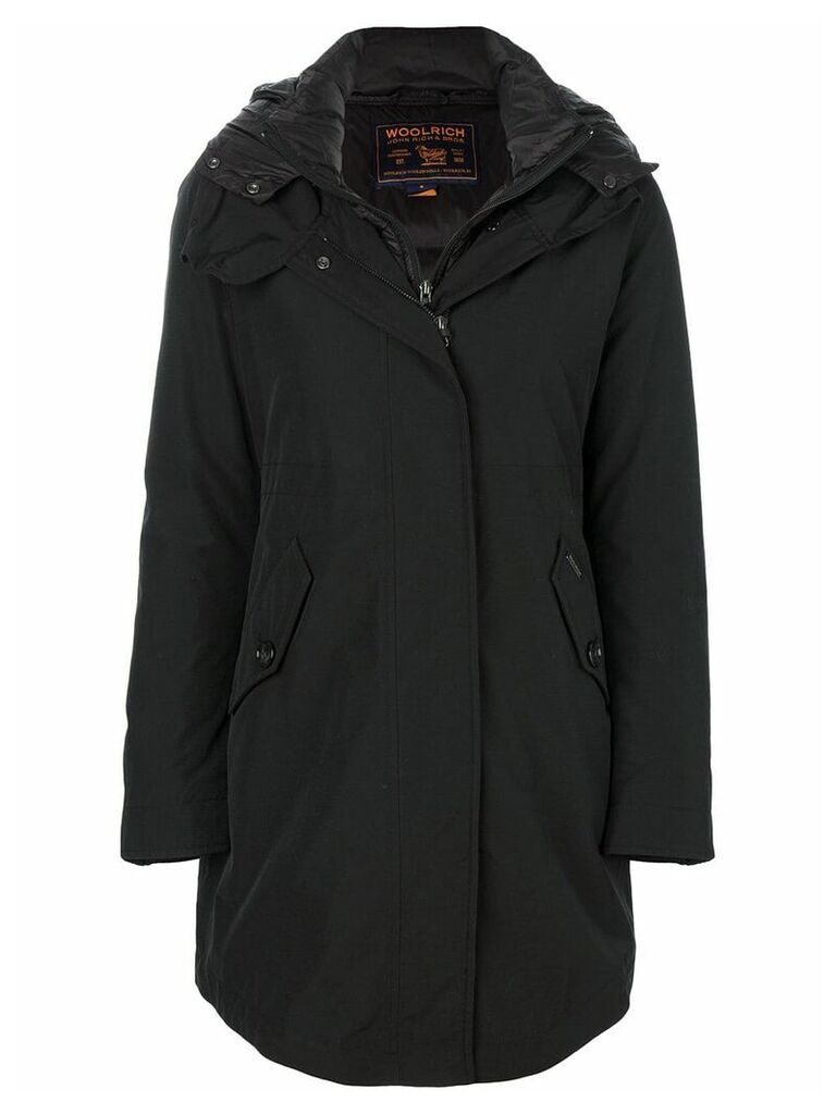 Woolrich feather down parka coat - Black